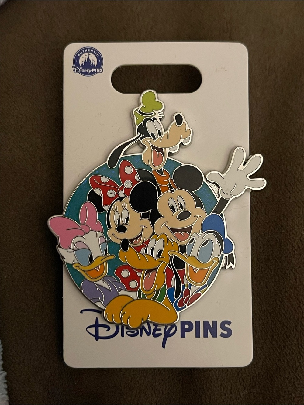 NEW Disney Parks 2025 Mickey & Friends "Fab 5" Character Cluster Pin